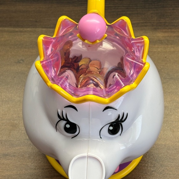 Disney MRS. POTTS Teapot Bubbling Confetti Popping WORKS Toy Beauty & the Beast - Picture 9 of 9